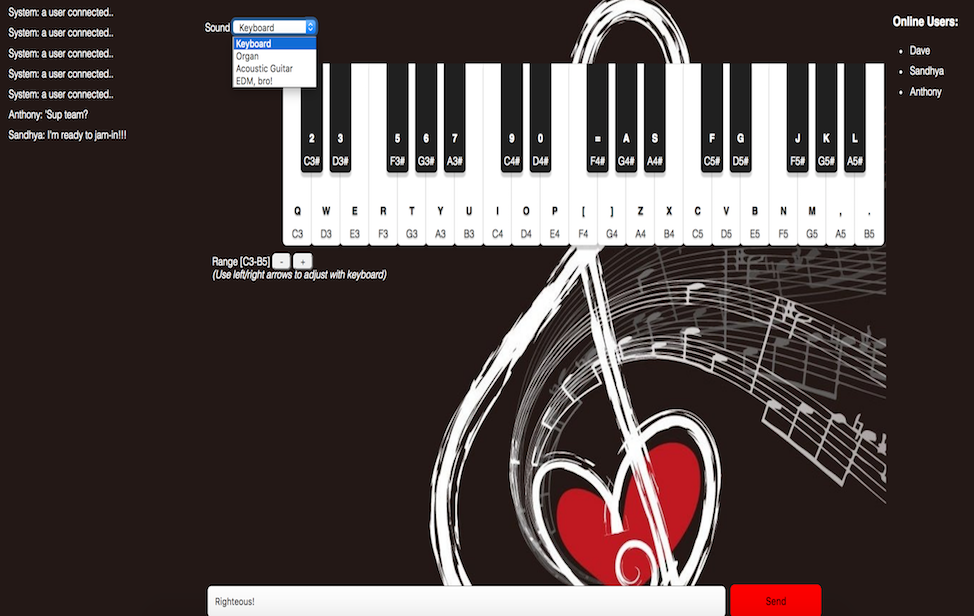 play instruments collaboratively online